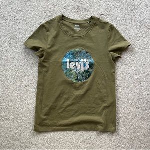 Levi’s The Perfect Painting‎ Olive Green Tee